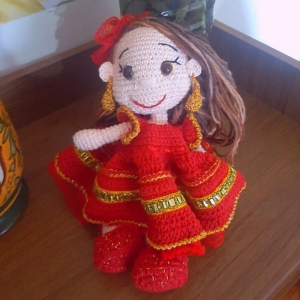 Imagem do produto Boneca Sulinha - De roupinha cor vermelha