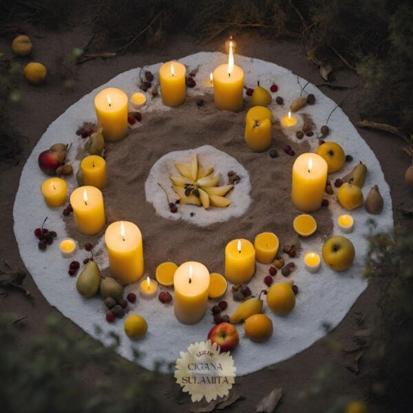 Imagem do Ritual da Mandala Cigana